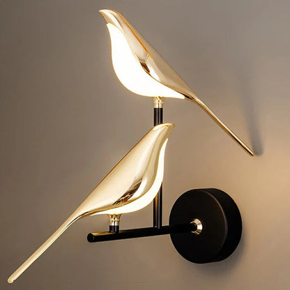 Wandlamp Modern met Vogelvorm en Geïntegreerd LED