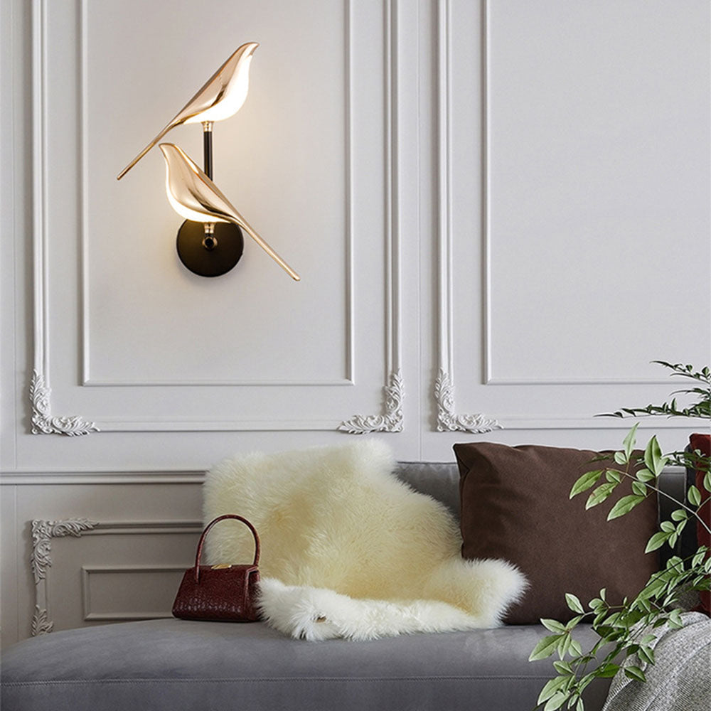 Wandlamp Modern met Vogelvorm en Geïntegreerd LED