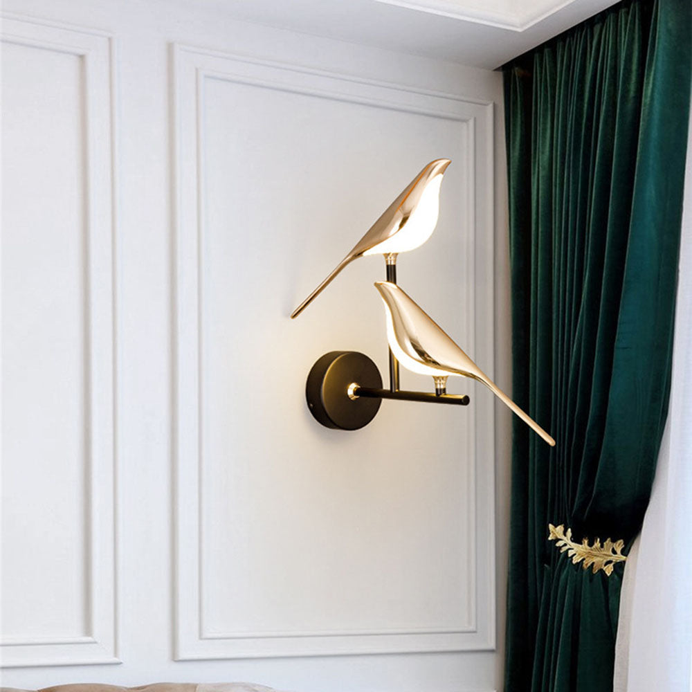 Wandlamp Modern met Vogelvorm en Geïntegreerd LED