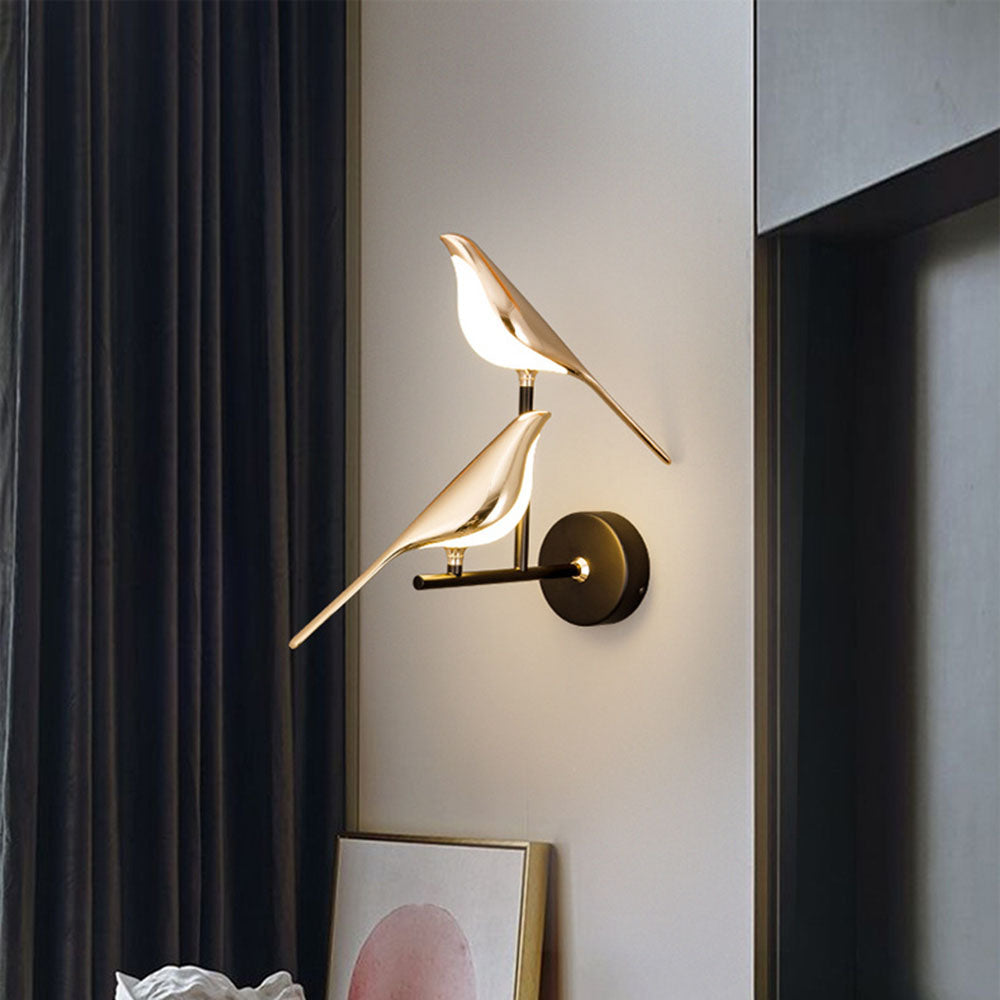 Wandlamp Modern met Vogelvorm en Geïntegreerd LED