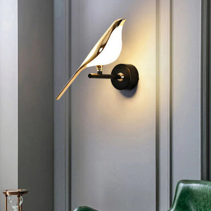 Wandlamp Modern met Vogelvorm en Geïntegreerd LED