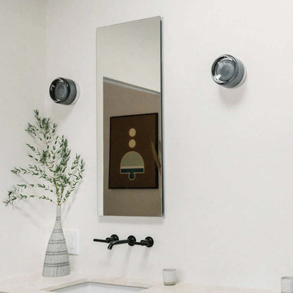 Wandlamp Plafondlamp Minimalist met Ronde Glazen Kap