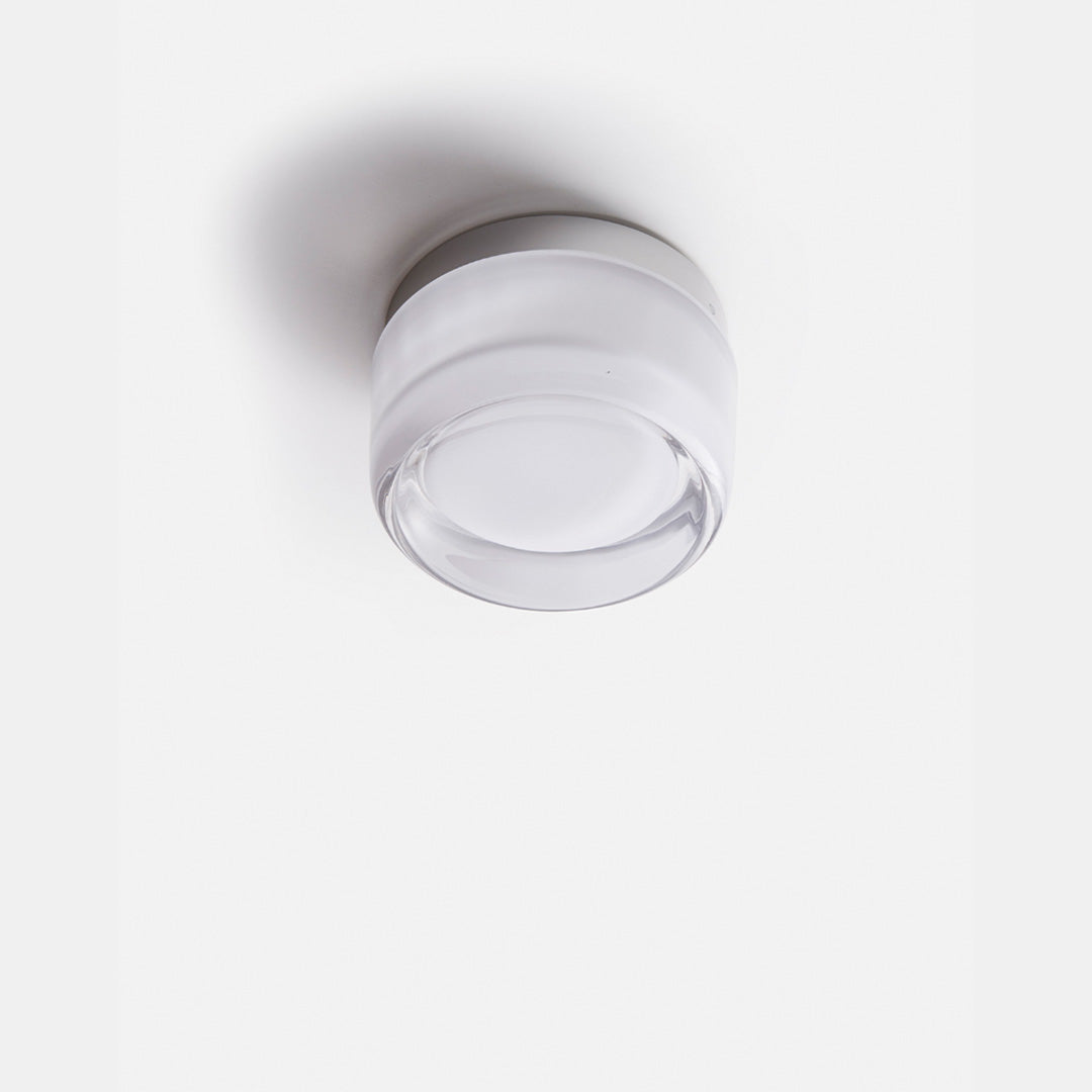 Wandlamp Plafondlamp Minimalist met Ronde Glazen Kap