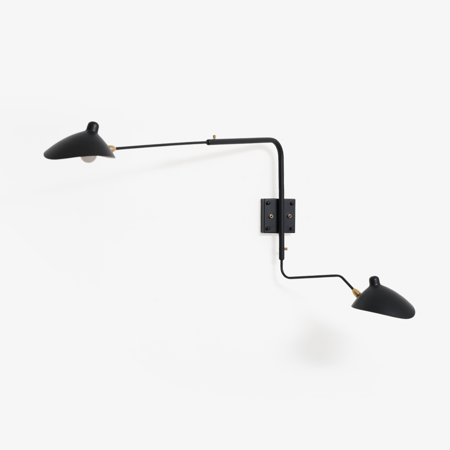 Wandlamp Retro met Draaibare Kap en Verstelbare Zwenkarm