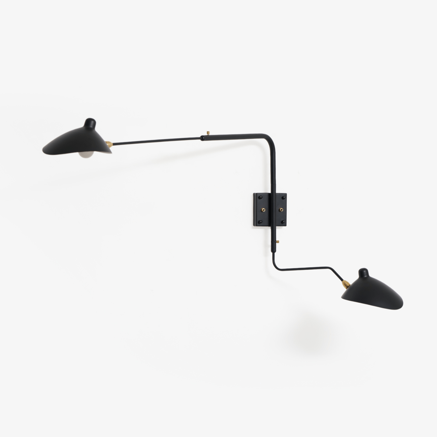 Wandlamp Retro met Draaibare Kap en Verstelbare Zwenkarm