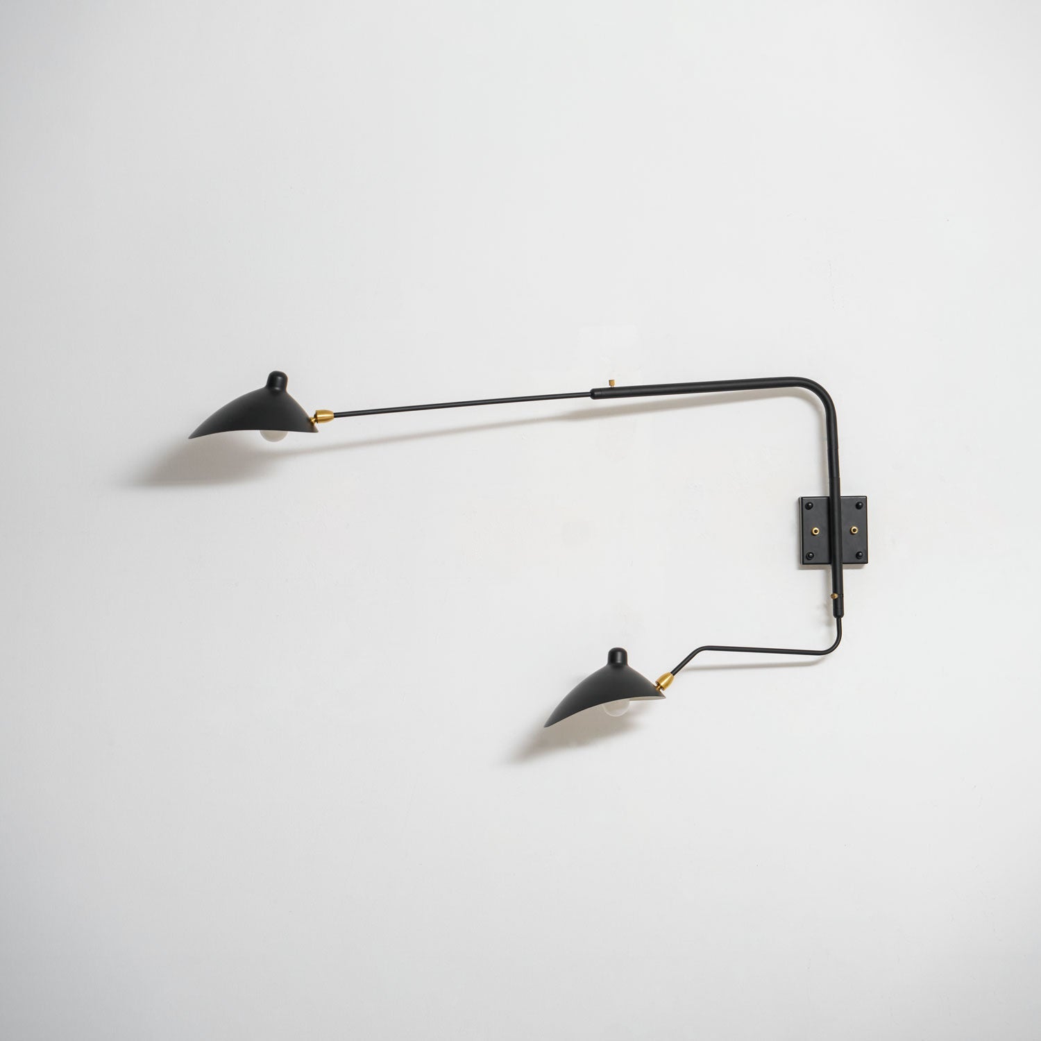 Wandlamp Retro met Draaibare Kap en Verstelbare Zwenkarm