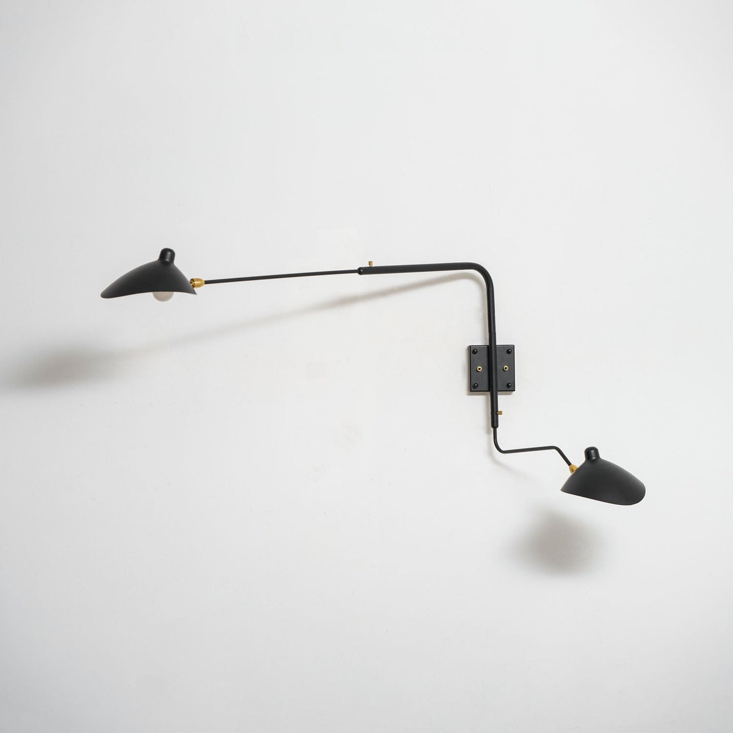 Wandlamp Retro met Draaibare Kap en Verstelbare Zwenkarm
