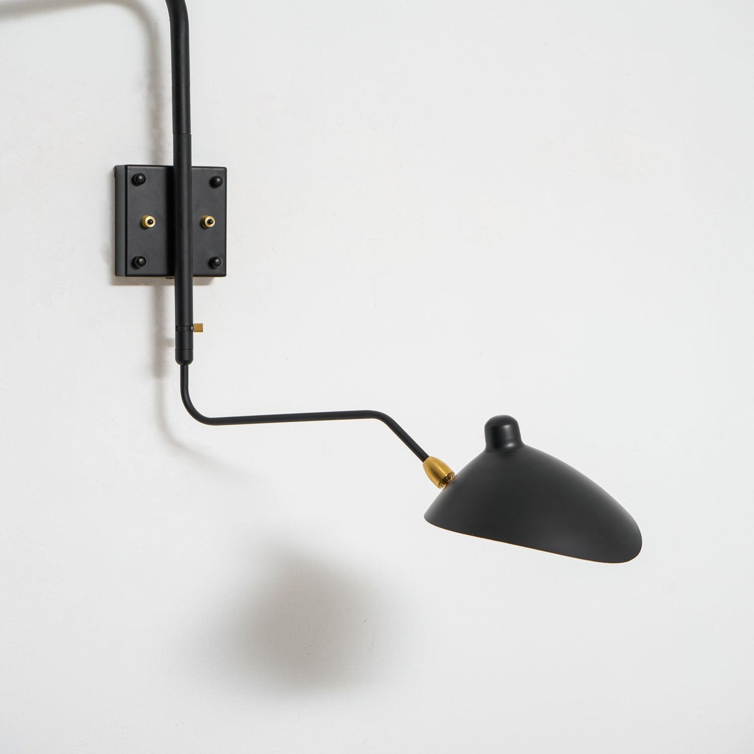 Wandlamp Retro met Draaibare Kap en Verstelbare Zwenkarm
