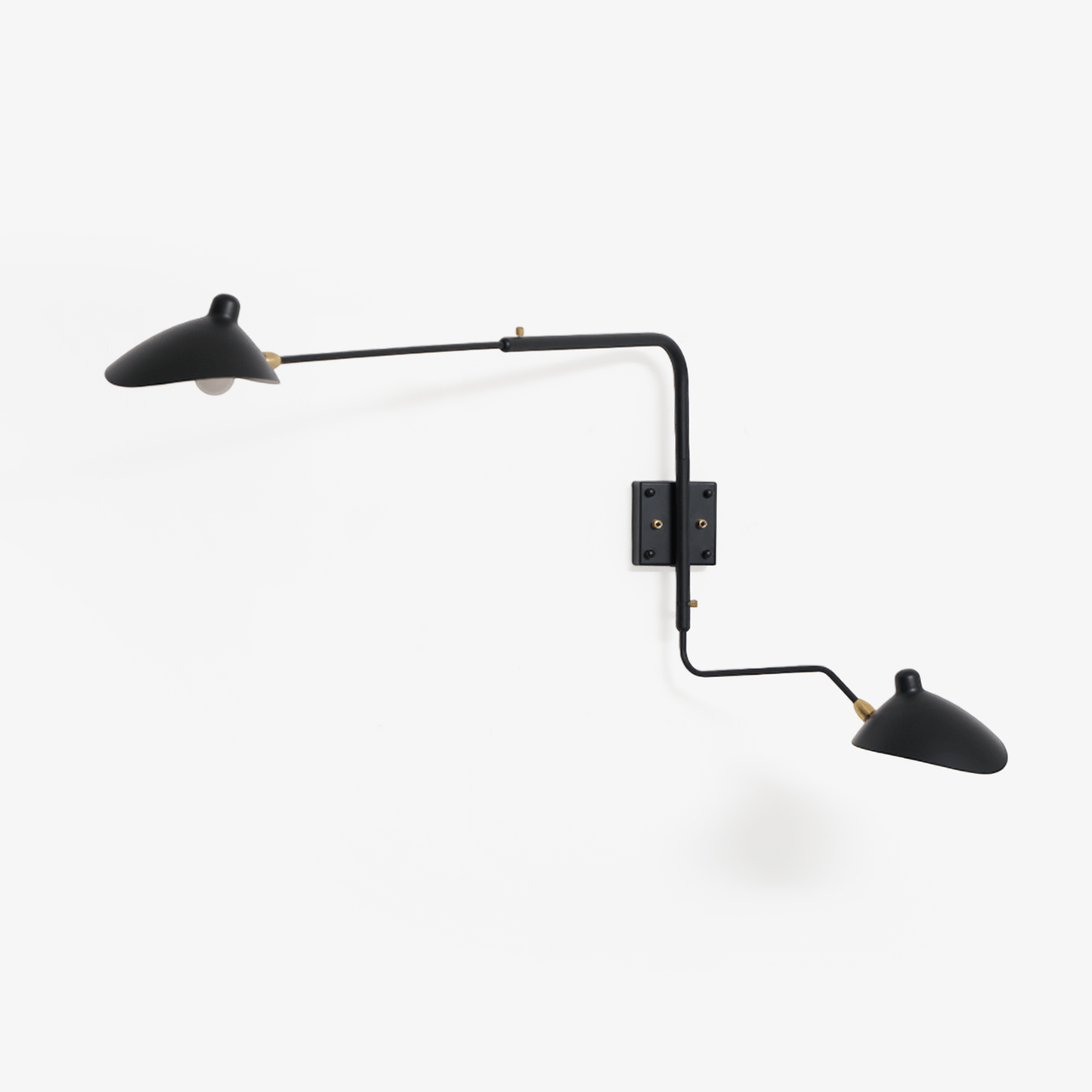 Wandlamp Retro met Draaibare Kap en Verstelbare Zwenkarm