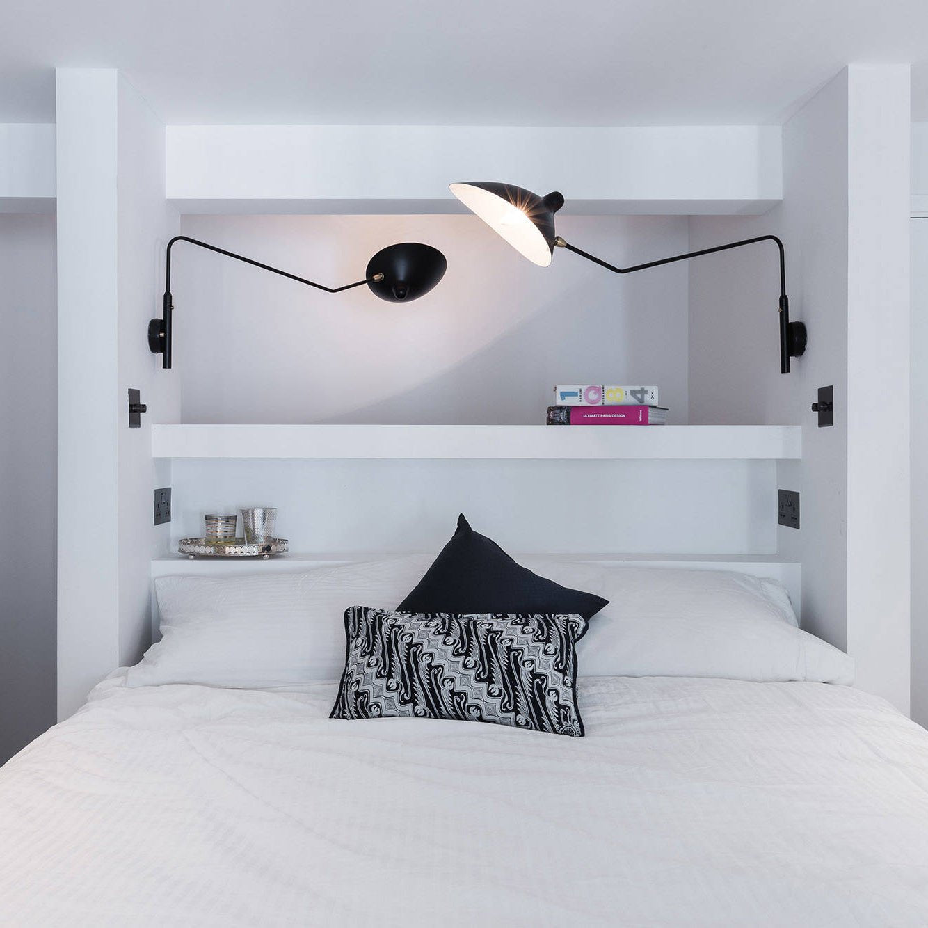 Wandlamp Retro met Draaibare Kap en Verstelbare Zwenkarm