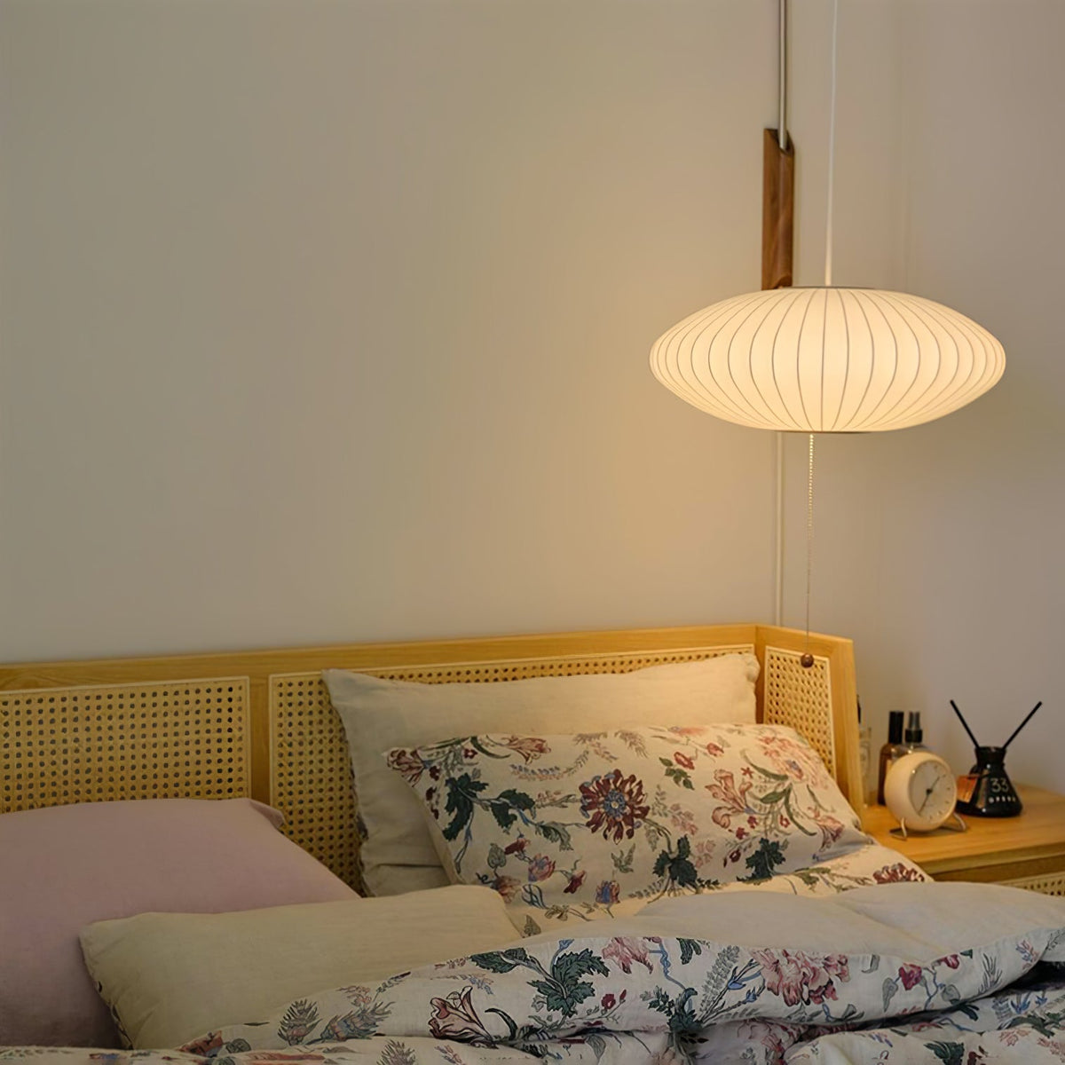 Wandlamp Retro met Verstelbare Arm en Bolvormige Kap met Trekschakelaar ##POS:24##