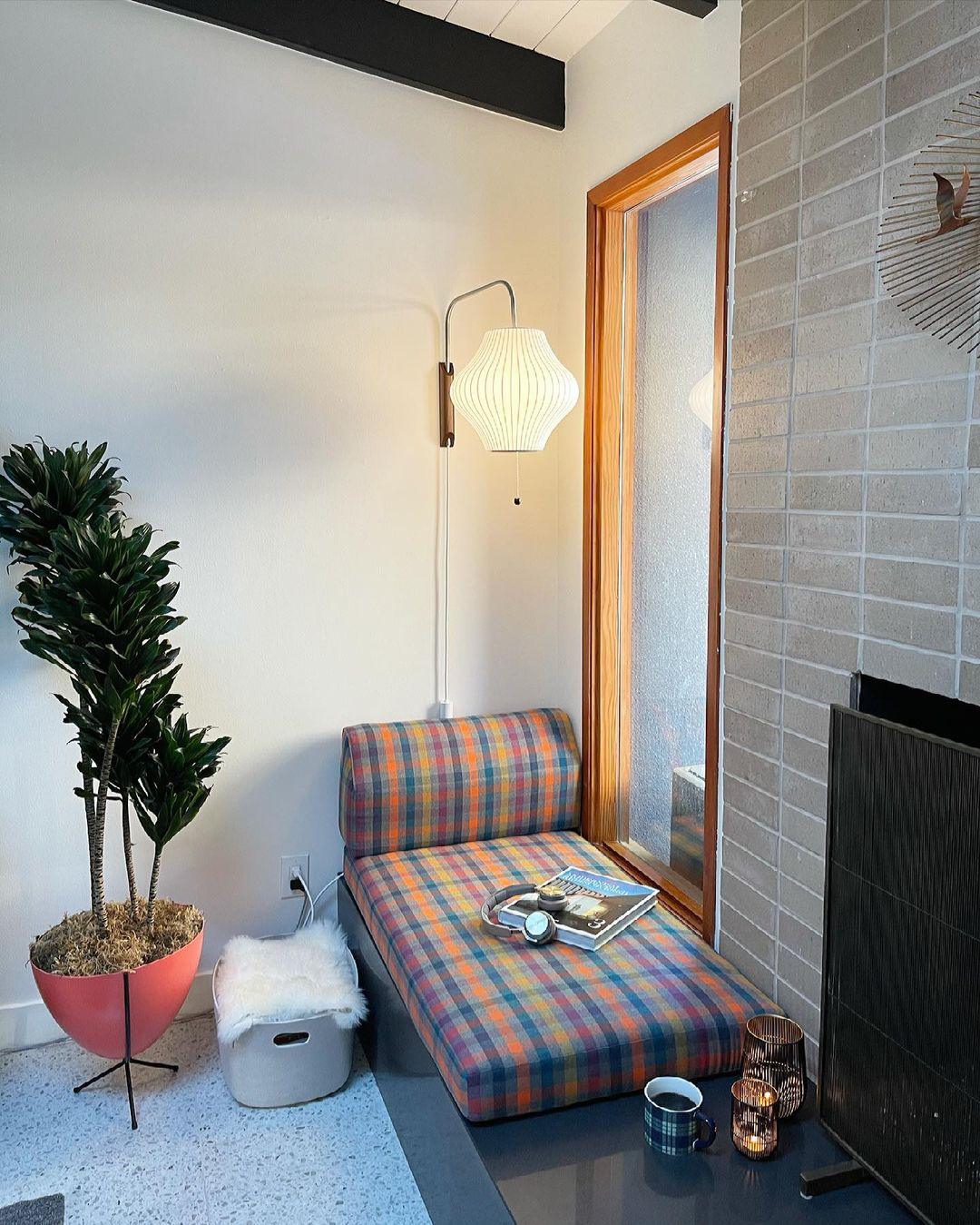 Wandlamp Retro met Verstelbare Arm en Bolvormige Kap met Trekschakelaar