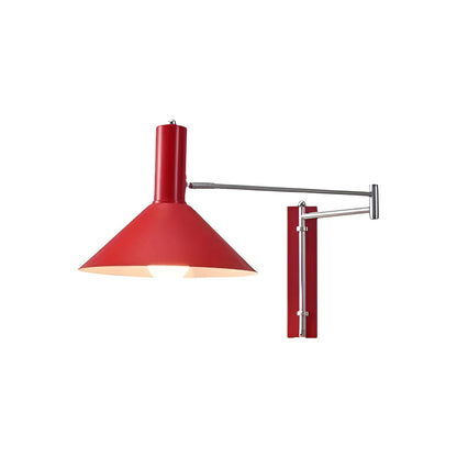 Wandlamp Retro met Zwenkarm en Verstelbare Kap