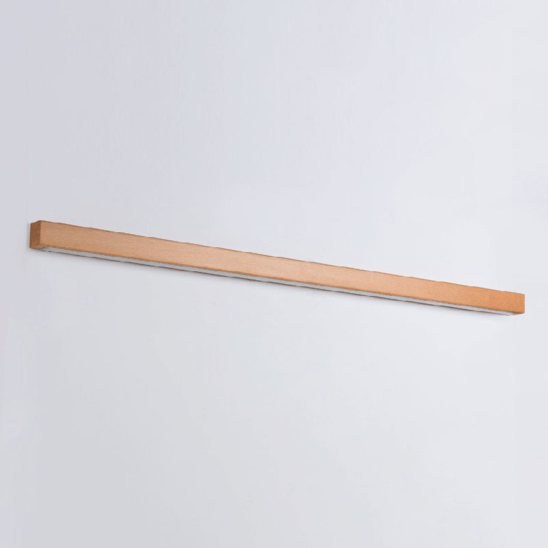 Wandlamp Scandinavisch Lineair LED met Houten Behuizing
