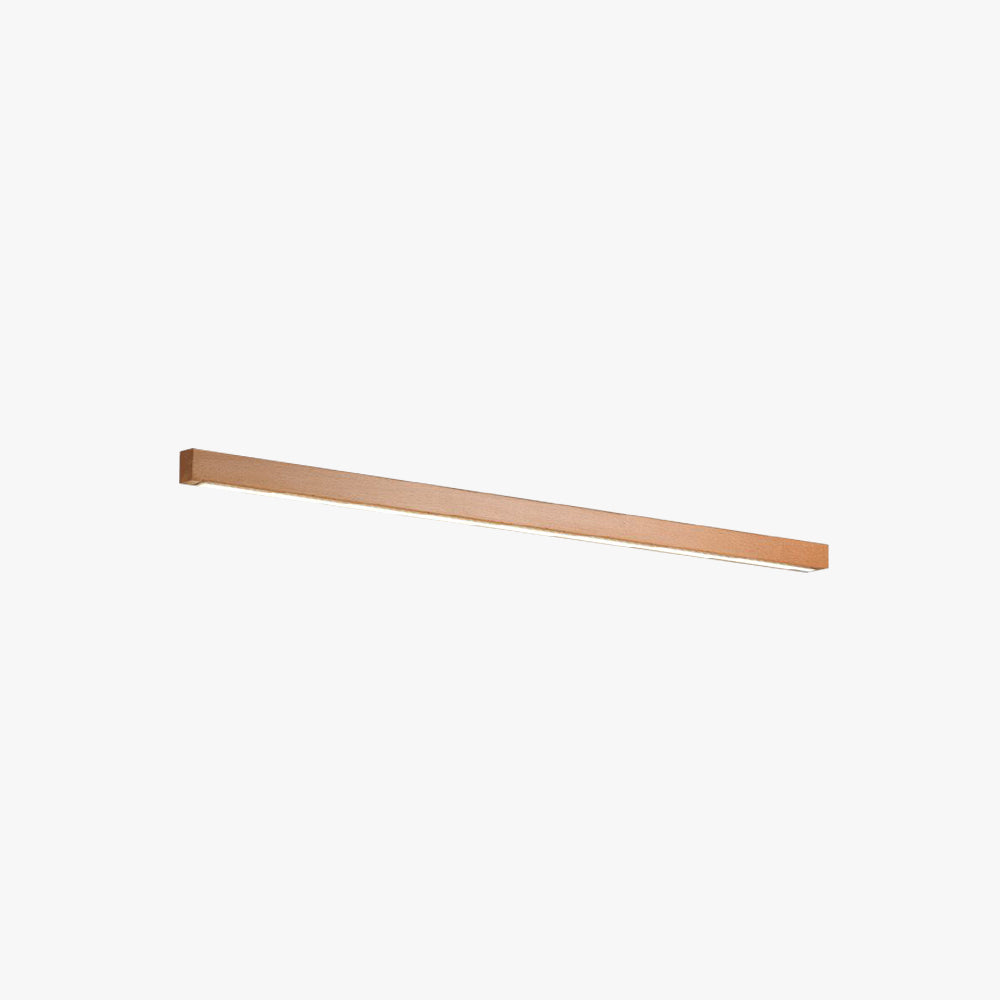 Wandlamp Scandinavisch Lineair LED met Houten Behuizing