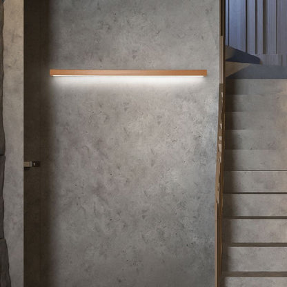 Wandlamp Scandinavisch Lineair LED met Houten Behuizing