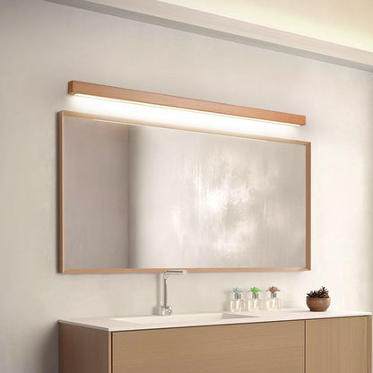 Wandlamp Scandinavisch Lineair LED met Houten Behuizing