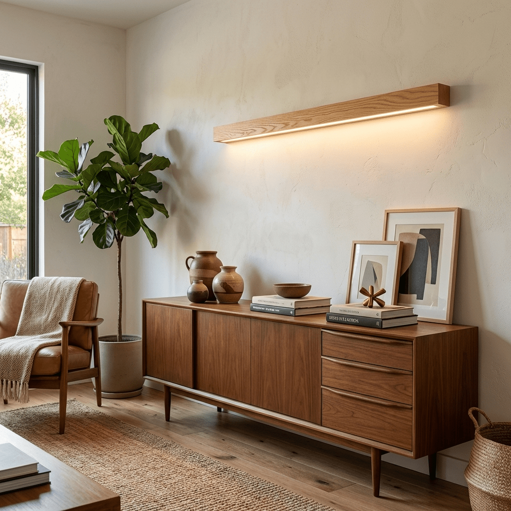 Wandlamp Scandinavisch Lineair met Geïntegreerde LED en Dubbele Montagemogelijkheid