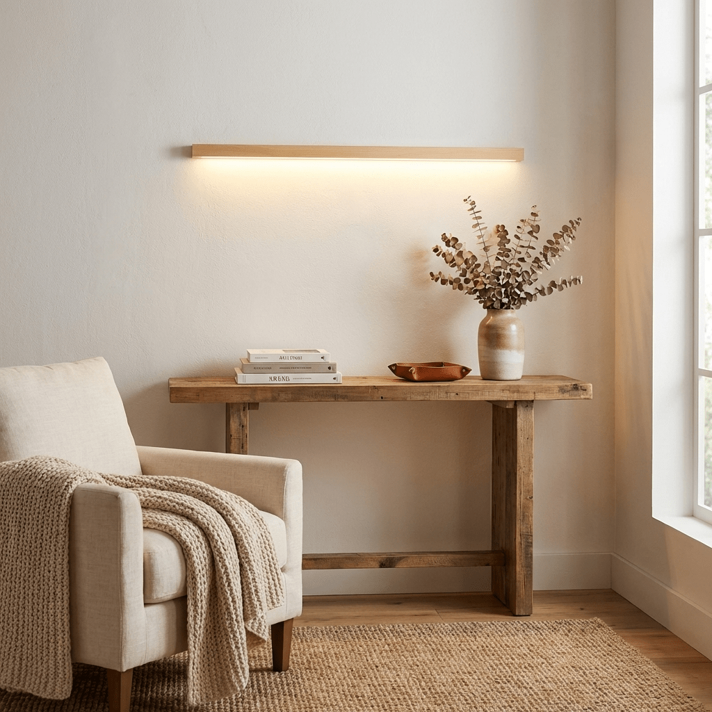 Wandlamp Scandinavisch Lineair met Geïntegreerde LED en Dubbele Montagemogelijkheid