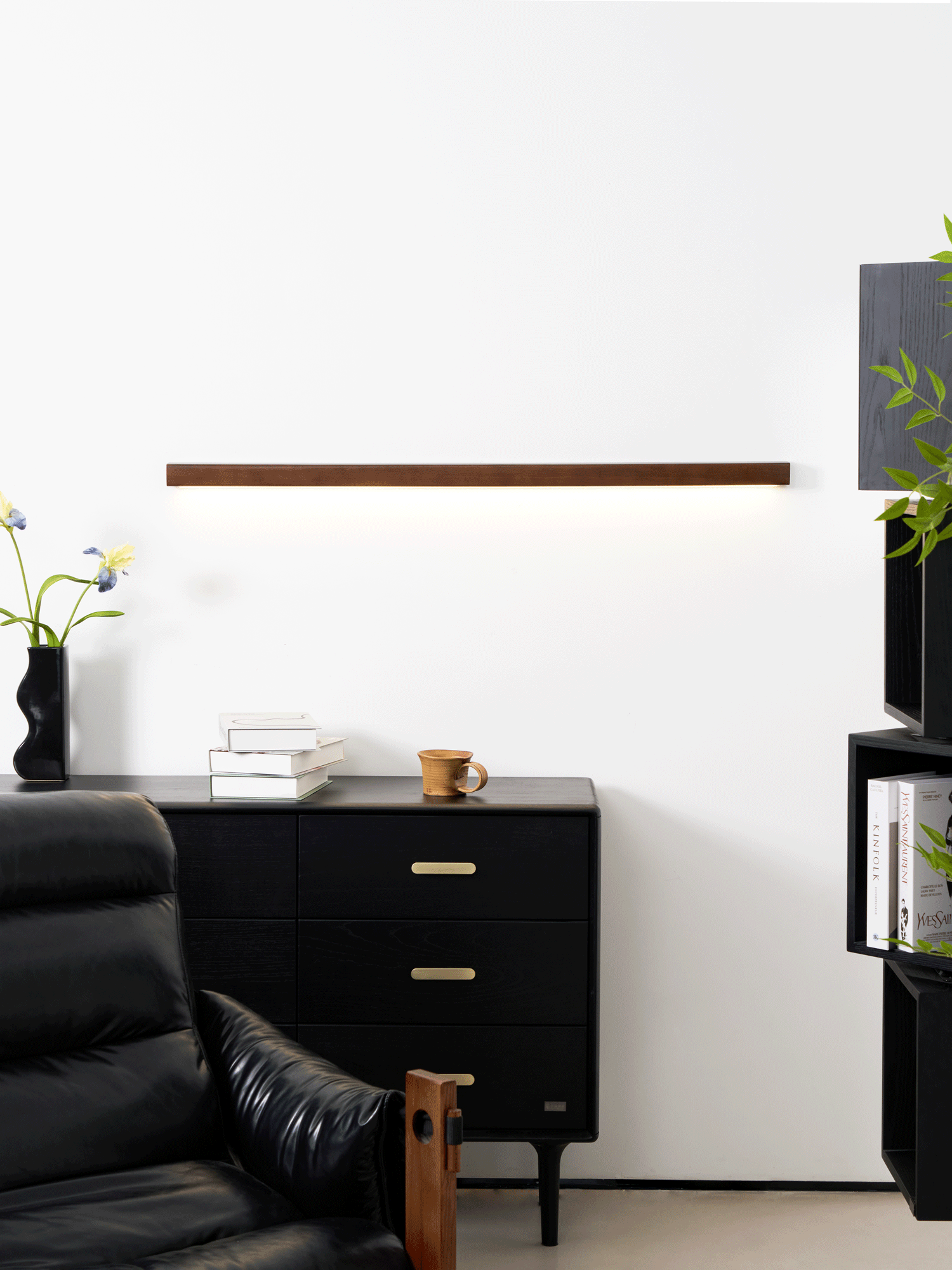 Wandlamp Scandinavisch Lineair met Geïntegreerde LED en Dubbele Montagemogelijkheid