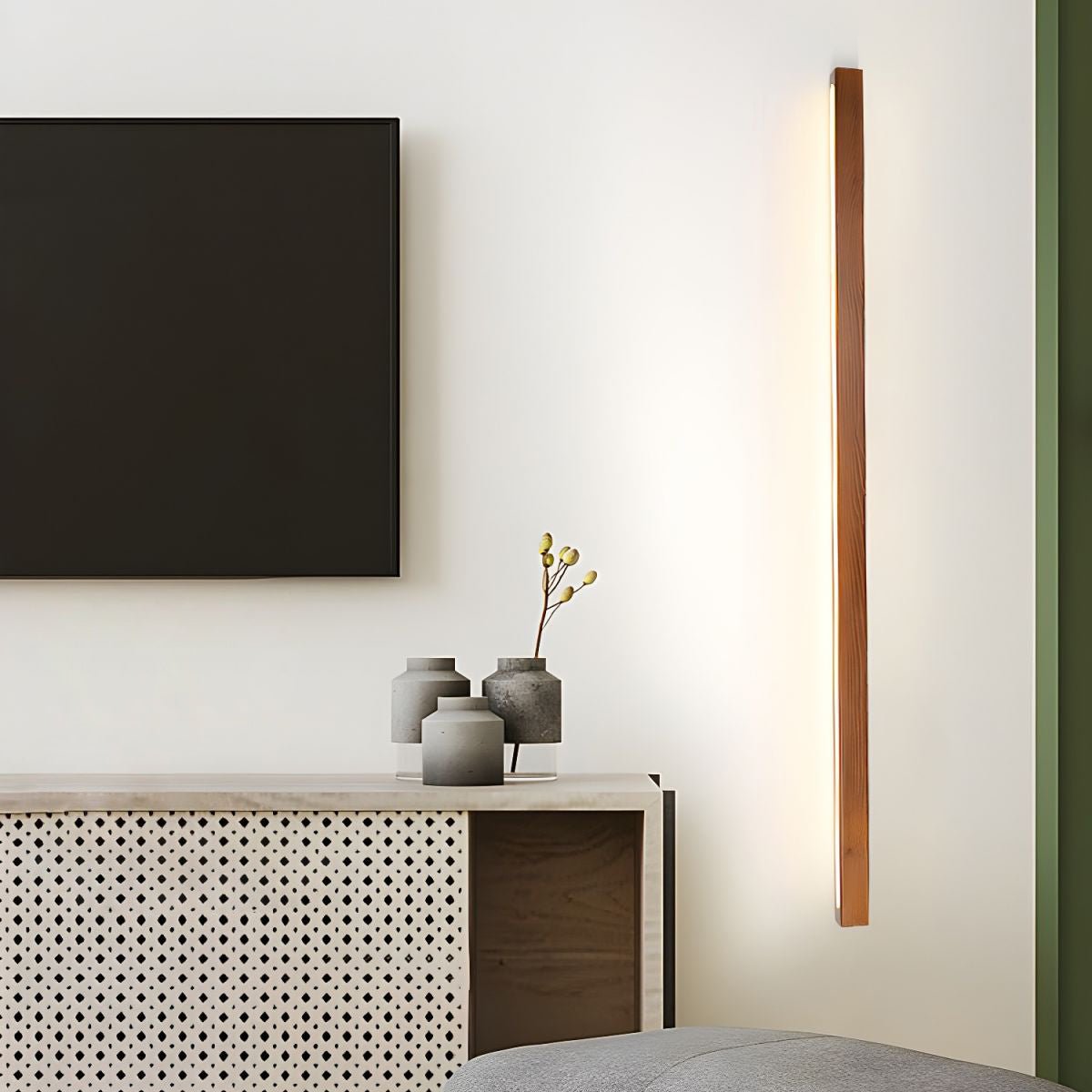 Wandlamp Scandinavisch Lineair met Geïntegreerde LED en Dubbele Montagemogelijkheid