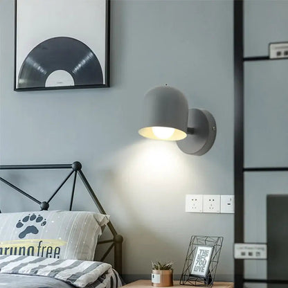 Wandlamp Scandinavisch met Draaibare Kap en Ronde Voet