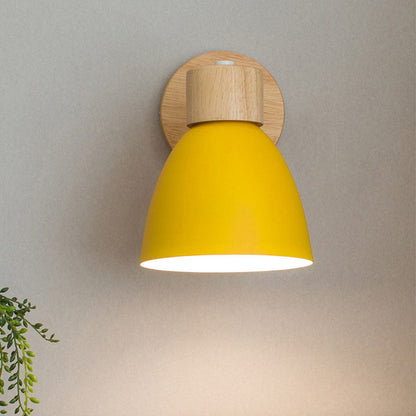 Wandlamp Scandinavisch met Draaibare Kap en Trekschakelaar