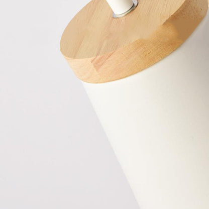 Wandlamp Scandinavisch met Zwenkarm en Houten Detail