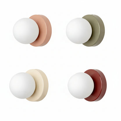 Wandlamp Scandinavisch Minimalistisch met Glazen Bol