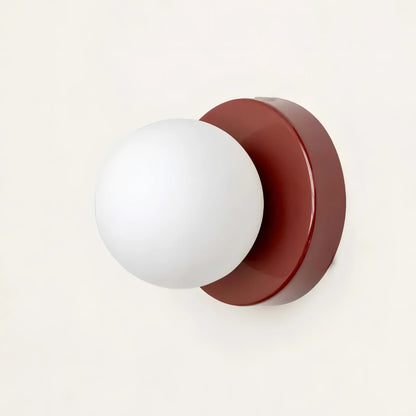 Wandlamp Scandinavisch Minimalistisch met Glazen Bol