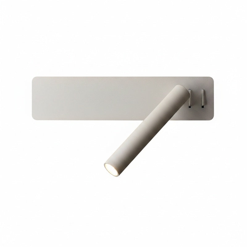 Wandlamp Slaapkamer Minimalistisch met Draaibare Leeslamp en Achtergrondverlichting