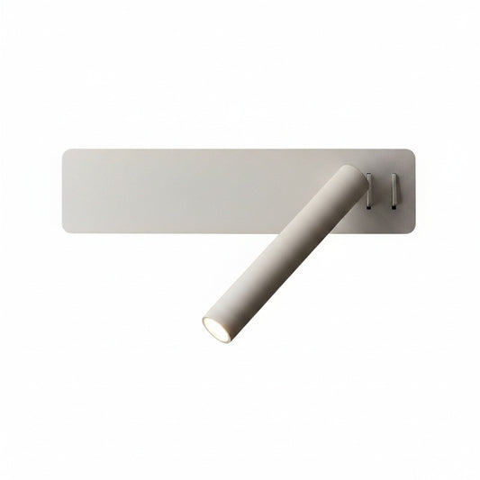 Wandlamp Slaapkamer Minimalistisch met Draaibare Leeslamp en Achtergrondverlichting