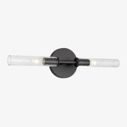 Wandlamp Vintage met Dubbele Glazen Buiskap en Hardwired Aansluiting