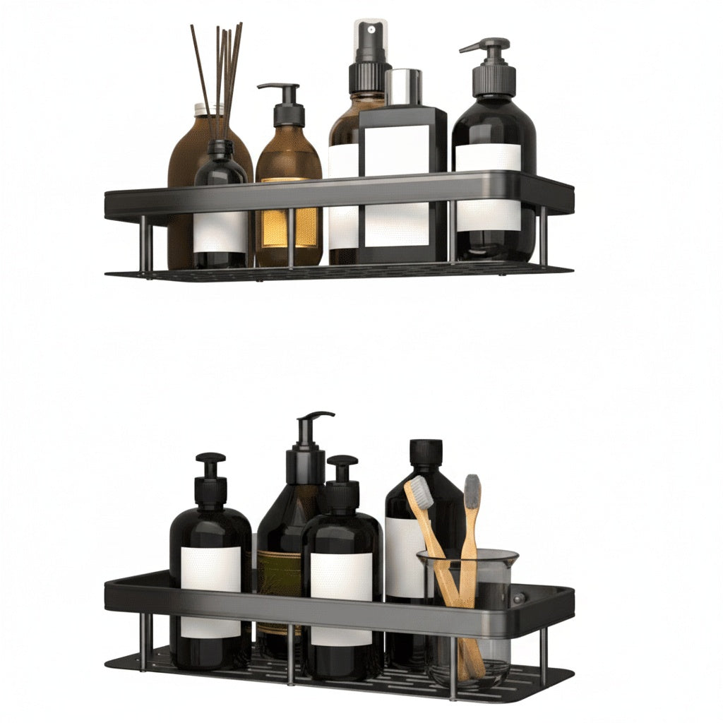 Wandplank Badkamer Douche met Zelfklevende Bevestiging zonder Boren