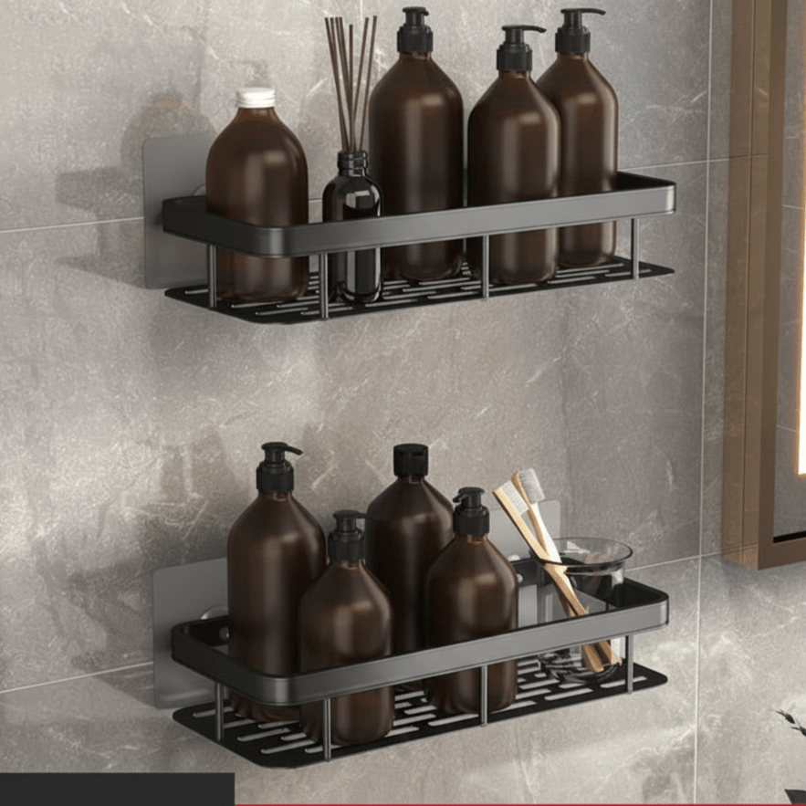 Wandplank Badkamer Douche met Zelfklevende Bevestiging zonder Boren